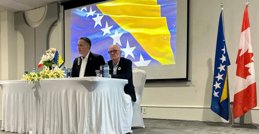 Bećirović razgovarao s bh. dijasporom u Kanadi, susret i sa direktorom IGK-a Emirom Ramićem