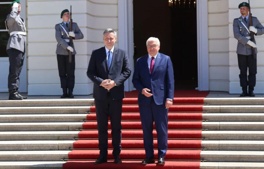 Bećirović u Berlinu s predsjednikom Njemačke Steinmeierom o jačanju ekonomskih veza i privlačenju novih investicija