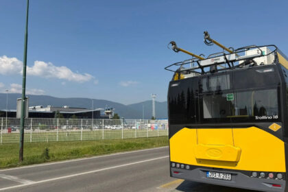 Obavljena testna vožnja novog Solaris trolejbusa i do Međunarodnog aerodroma Sarajevo