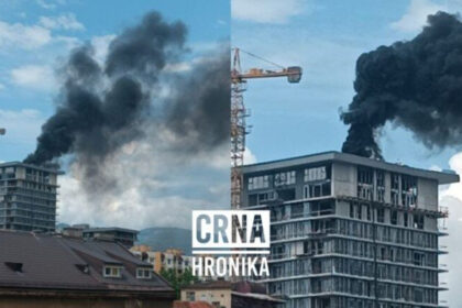 Crni dim uznemirio građane: Požar na gradilištu na Dolac Malti brzo ugašen