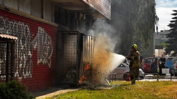 Požar na Dolac Malti: Vatrogasci brzo reagovali
