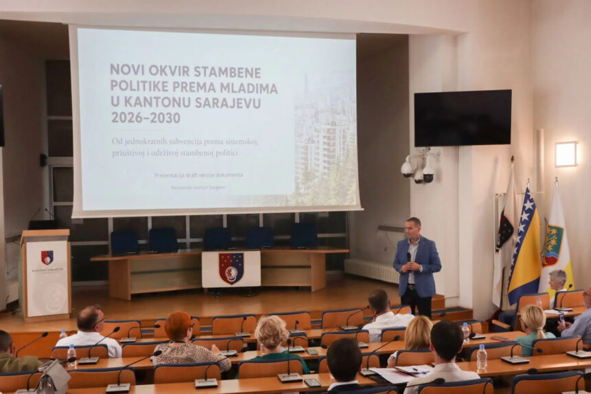 Predstavljen nacrt dokumenta 'Novi okvir stambene politike prema mladima u Kantonu Sarajevo 2026-2030'