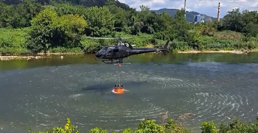 Pivić: Helikopter koji je nabavila Vlada ZDK pokazao punu vrijednost u gašenju požara iz zraka