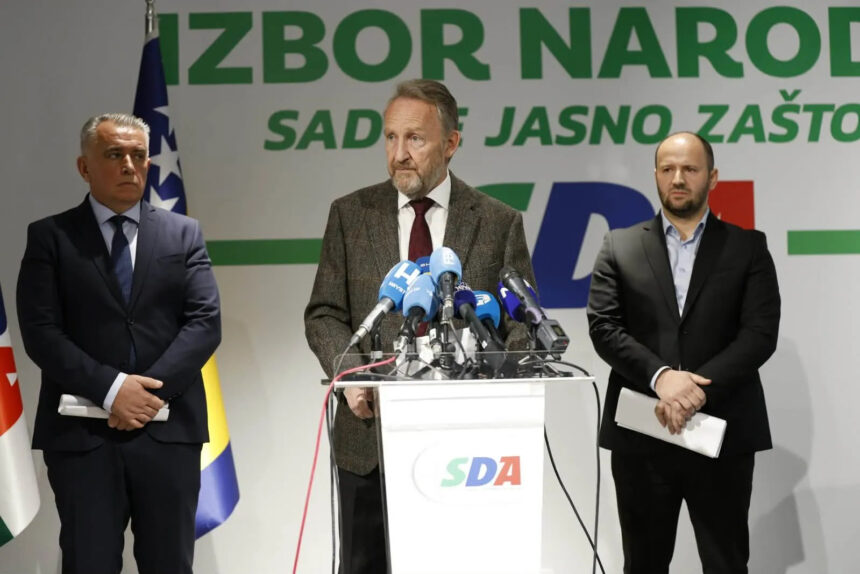 SDA: Rezolucija iz Hrvatske neprihvatljiva, pritiscima i saradnjom s Dodikom se ništa neće postići