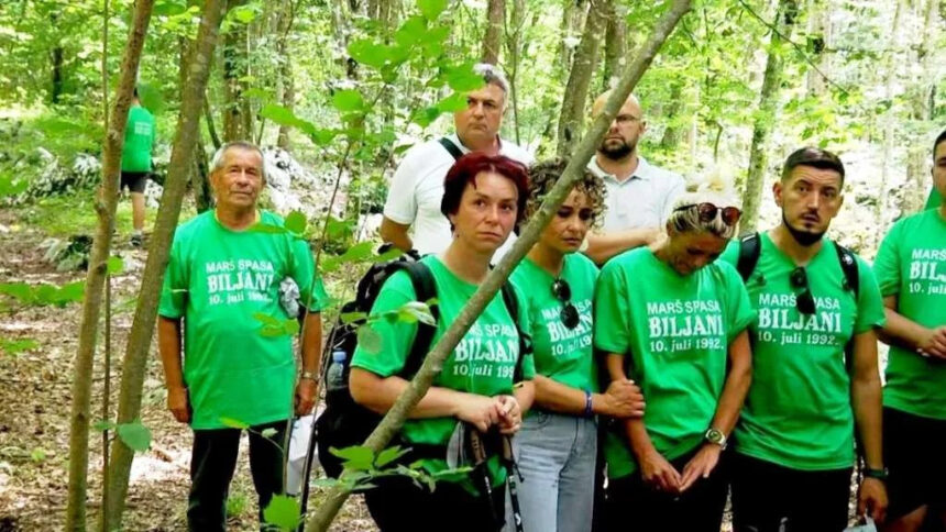 Održan 'Marš spasa Biljani-Grmuško-srbljanski plato' u znak sjećanja na 258 ubijenih civila Biljana