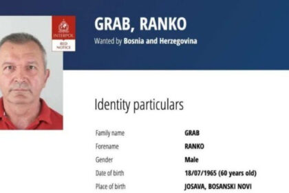 Interpol raspisao potjernicu za Rankom Grabom optuženim za ratni zločin na području Bosanskog Novog