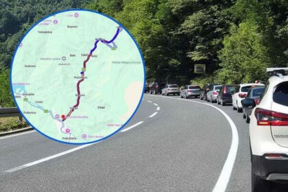 Kilometarske kolone pred Konjicom i Jablanicom