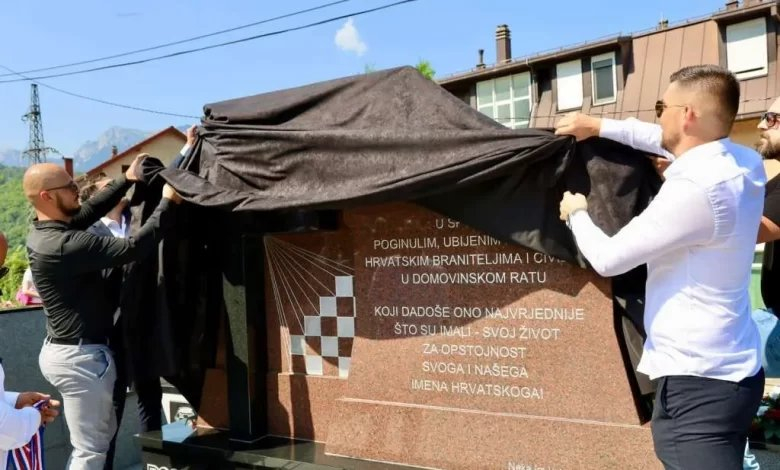 U Konjicu otkriveni spomenik poginulim i nestalim pripadnicima HVO-a