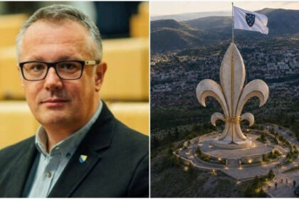 SIMBOL SJEĆANJA  Sanel Kajan predložio izgradnju spomenika “Ljiljan” na Fortici iznad Mostara