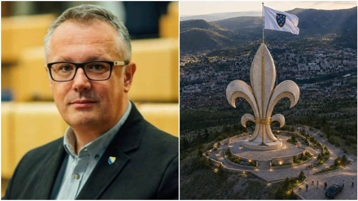 SIMBOL SJEĆANJA  Sanel Kajan predložio izgradnju spomenika “Ljiljan” na Fortici iznad Mostara
