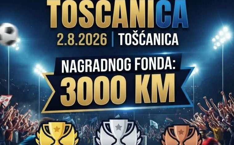Počele prijave za 47. tradicionalni turnir “Tošćanica 2026”