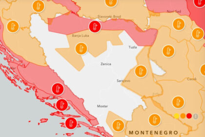 Crveni meteoalarm za Prijedor, Brčko i Bijeljinu, narandžasti za još pet regija u BiH