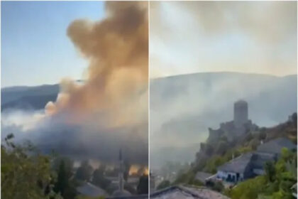 Požar u blizini Počitelja, ugrožen i Stari grad