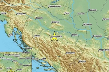Novi zemljotres u BiH, epicentar u blizini Banjaluke