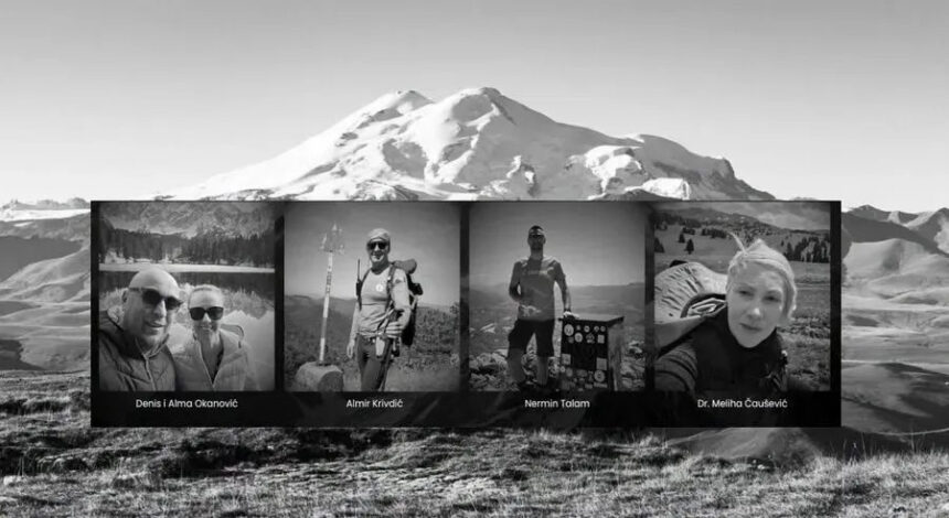 U Zenici Dan žalosti: Danas posljednji ispraćaj za petero planinara stradalih na Elbrusu