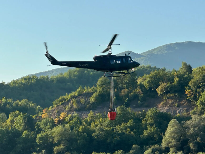 Oružane snage BiH svakodnevno gase požare na požarištima u Bosni i Hercegovini