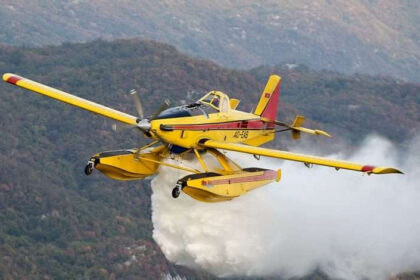 Air Tractor pomaže vatrogascima u gašenju požara kod Konjica