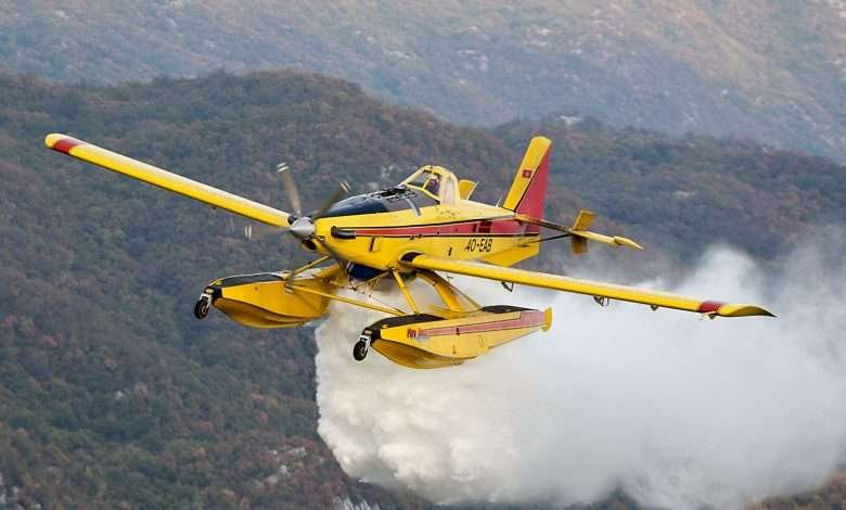 Air Tractor pomaže vatrogascima u gašenju požara kod Konjica