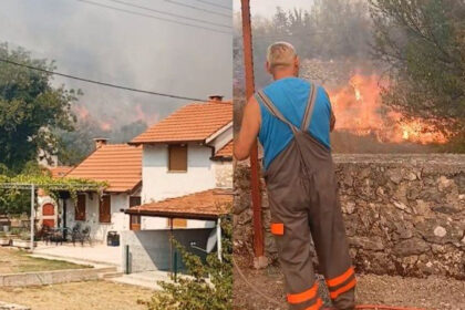 Požari kod Trebinja: Obustavljen saobraćaj prema granici sa Hrvatskom, kuće zasad nisu ugrožene
