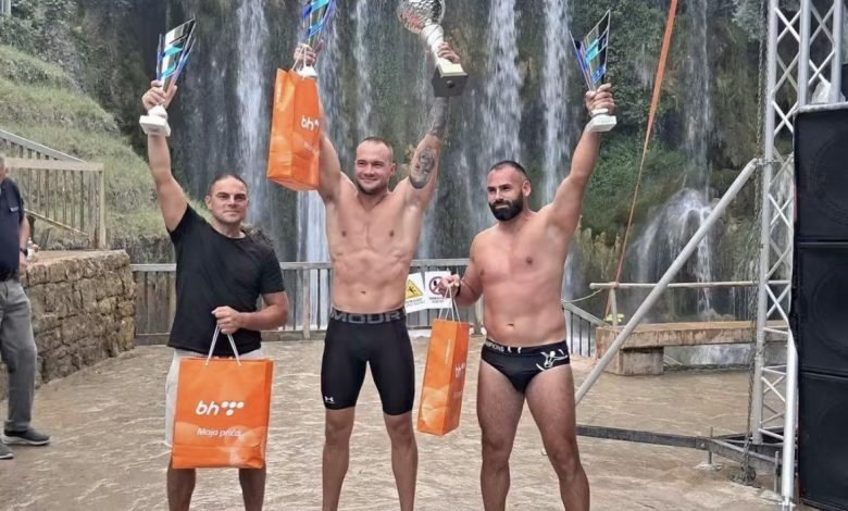 Konjičanin Danko Dangubić osvojio drugo mjesto na međunarodnim skokovima sa vodopada u Jajcu