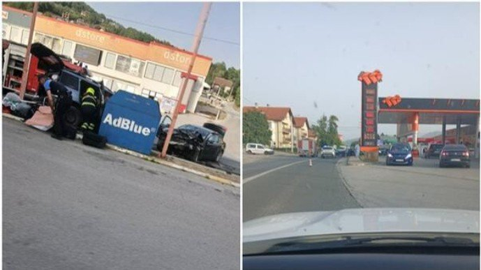 Haos kod Travnika: Vatrogasci izvlačili putnike iz smrskanog automobila
