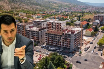 Emir Spahić pokazao veliki projekat u Mostaru: Četiri zgrade, 356 stanova, 12 poslovnih prostora i 463 parking mjesta