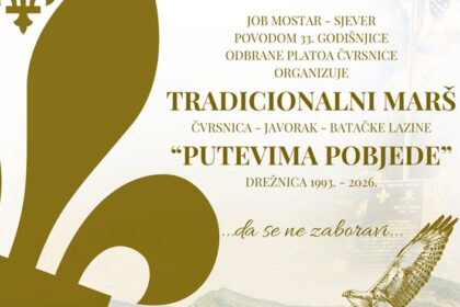 U NEDJELJU, 9. AUGUSTA, TRADICIONALNI MARŠ NA ČVRSNICU