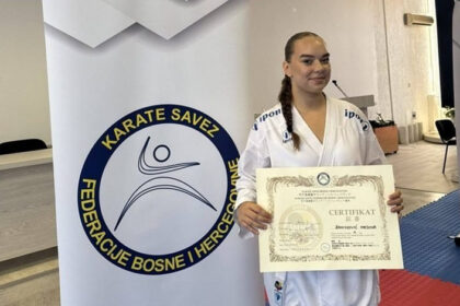 Medina Šahinović iz Karate kluba Igman Konjic položila za crni pojas 1. Dan