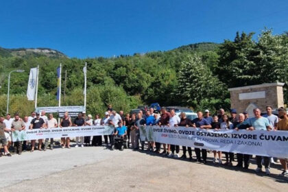 PROTEST  Bitka za vodu i šumu u Kruščici kod Konjica: Stanovnici sedmicama blokiraju mehanizaciju Šumarstva