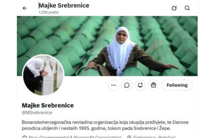 Reakcija Munire Subašić i udruženja: Profil 'Majke Srebrenice' na mreži X nije naš službeni nalog, tražit ćemo pravnu zaštitu