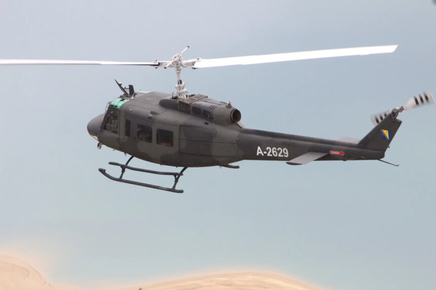 Angažovan helikopter OSBiH u gašenju požara na Čvrsnici