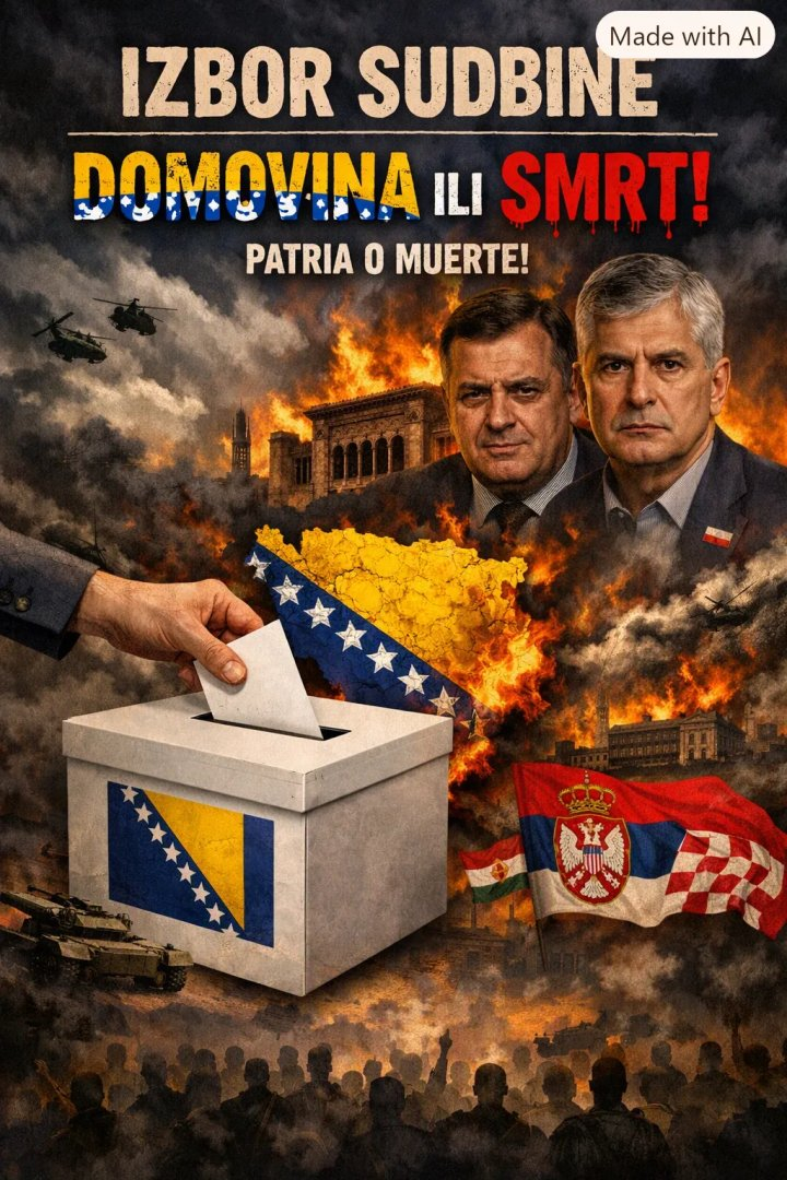 IZBOR SUDBINE, DOMOVINA ILI SMRT Trojka kao lažna alternativa ne smije imati priliku da završi posao!