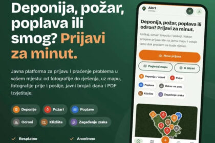 BiH dobila Alert.ba sistem, građani jednim klikom prijavljuju deponije, požare, zagađenja zraka