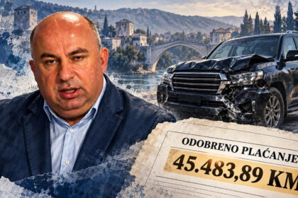 Direktor Autocesta FBiH Denis Lasić skršio službeni džip, sve plaćeno našim novcem!